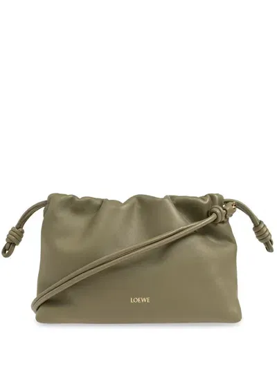 Loewe Medium Flamenco Purse In Green