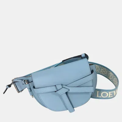 Pre-owned Loewe Onyx Blue Pochette Crossbody Bag