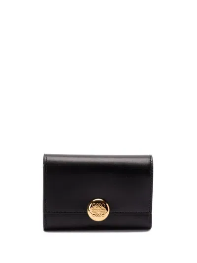 Loewe Pebble Wallet In Black