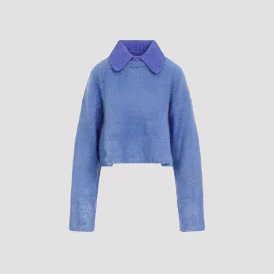 Loewe Polo Sweater In Blue