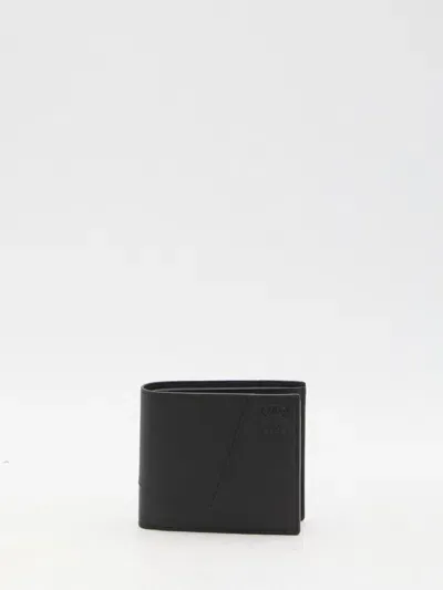 Loewe Puzzle Edge Bi-fold Wallet In Black