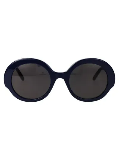 Loewe Round Sunglasses Lw40135 I 90 A In Gray