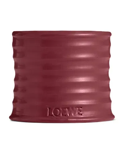 Loewe Small Beetroot Candle In Burgundy