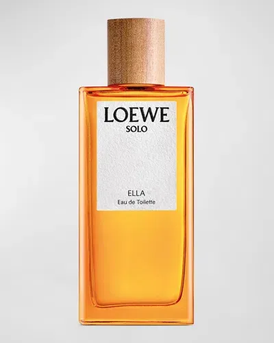 Loewe Solo Ella Eau De Toilette, 3.4 Oz. In White