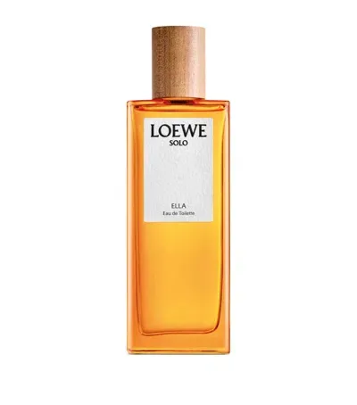 Loewe Solo Ella Eau De Toilette In White