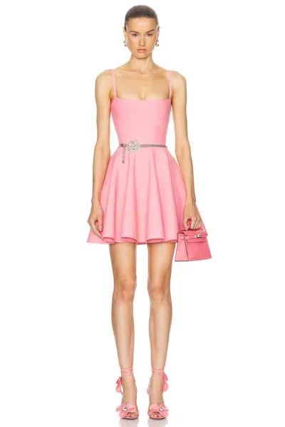 Pre-owned Loewe Strappy Mini Dress In Coral Pink