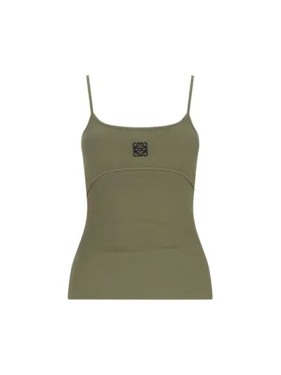 Loewe Top Anagram In Green