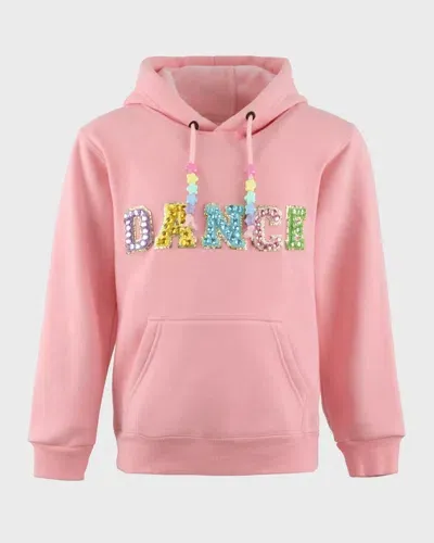 Lola + The Boys Kids' Girl's Dance Gem Hoodie In Pink