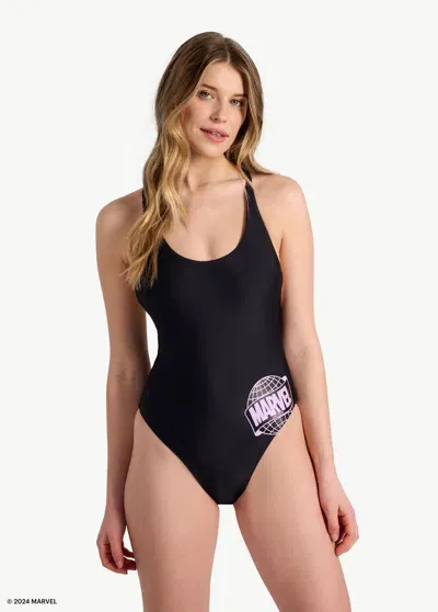 Lole Marvel Soleil One Piece Swimsuit In Black