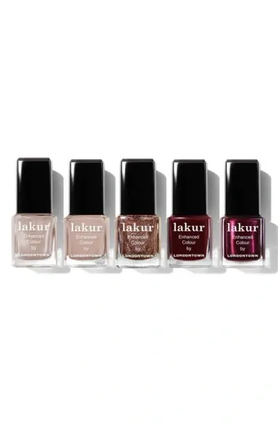 Londontown Winter Whimsy 5-piece Nail Color Set $60 Value In Multi