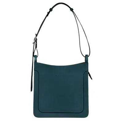 Longchamp Sac Porté Épaule S Le Foulonné In Ink Blue