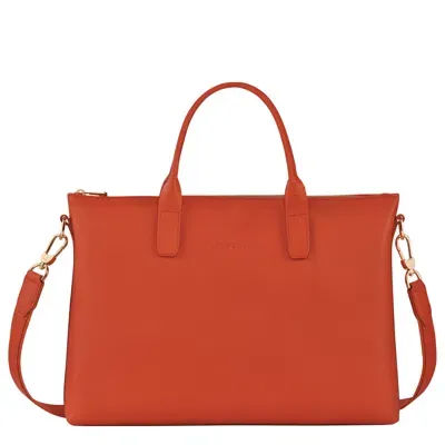 Longchamp Porte-documents S Le Foulonné In Paprika