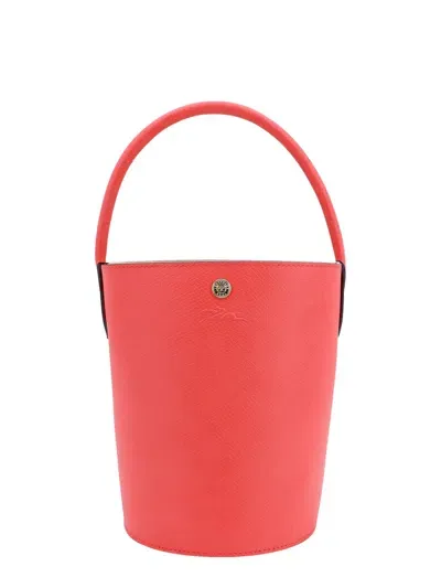 Longchamp Re Bucket Bag In Fragola