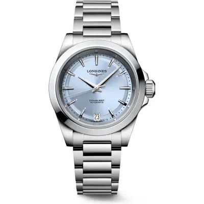 Longines Women's Swiss Automatic Conquest Stainless Steel Bracelet Watch 34mm In No Color