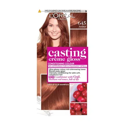 L'oréal Paris Casting Crème Gloss Semi-permanent Hair Dye (various Shades) - 645 Amber Brown