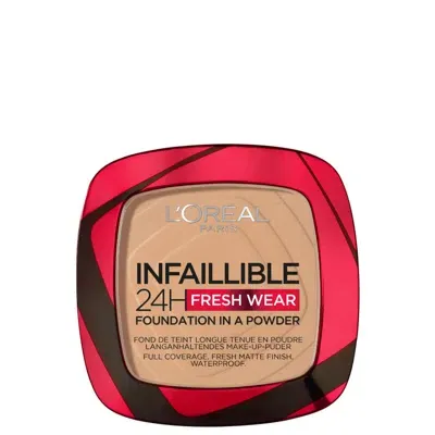 L'oréal Paris Infallible 24 Hour Fresh Wear Foundation Powder 9g (various Shades) - 140 Golden Beige