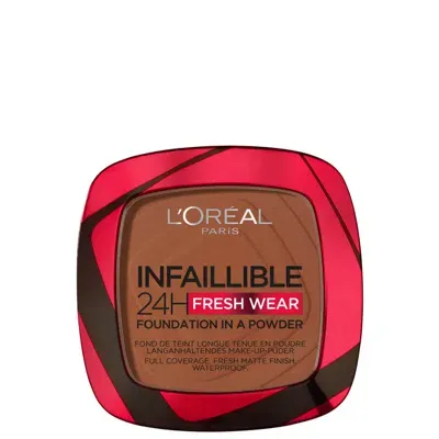 L'oréal Paris Infallible 24 Hour Fresh Wear Foundation Powder 9g (various Shades) - 375 Deep Amber