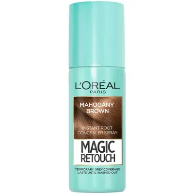 L'oréal Paris Magic Retouch Temporary Instant Root Concealer Spray 75ml (various Colours) - Mahogany In Mahogany Brown