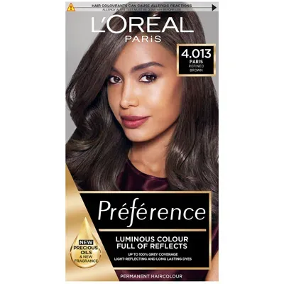 L'oréal Paris Préférence Infinia Hair Dye (various Shades) - 4.01 Paris Natural Dark Brown