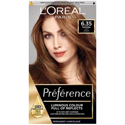 L'oréal Paris Préférence Infinia Hair Dye (various Shades) - 6.35 Havana Golden Mahogany Light Brown