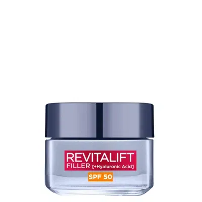 L'oréal Paris Revitalift Filler Hyaluronic Acid Anti-ageing Spf50 Day Cream 50ml