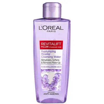 L'oréal Paris Revitalift Filler [+ Hyaluronic Acid] Cleansing Micellar Water 200ml