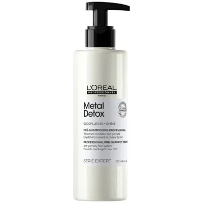 L'oreal Professionnel Metal Detox Pre-shampoo Treatment 250ml In White