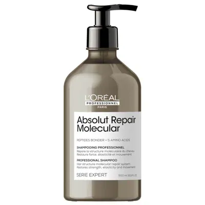 L'oreal Professionnel Serie Expert Absolut Repair Molecular Shampoo 500ml In White