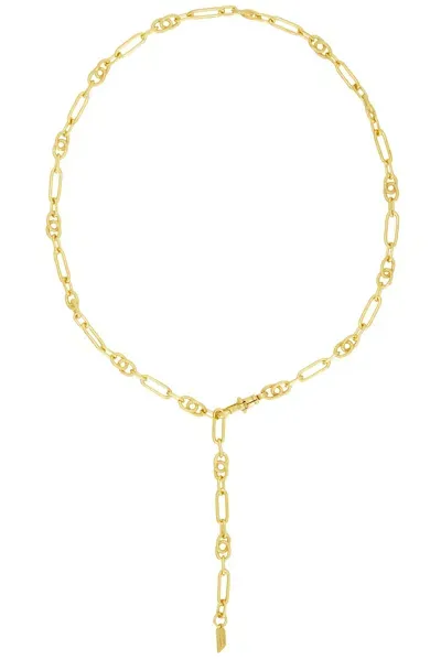 Loren Stewart Motley Chain Necklace In Vermeil