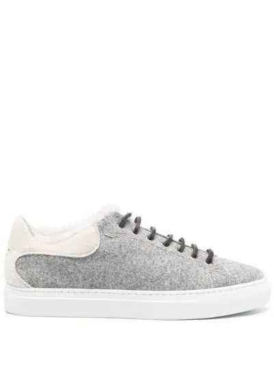 Lorena Antoniazzi Embossed-star Sneakers In White