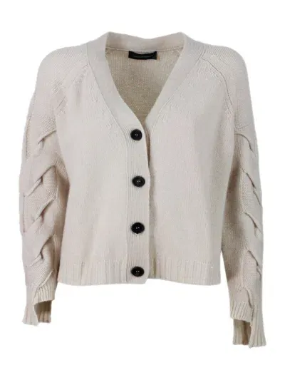 Lorena Antoniazzi Sweaters In Beige