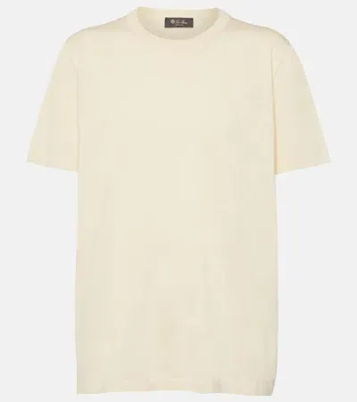 Loro Piana Angera Cotton T-shirt In Yellow