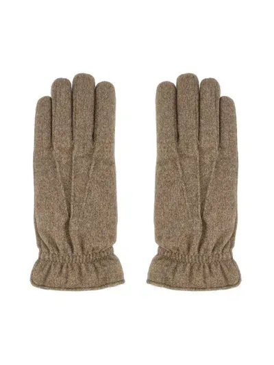 Loro Piana Ashford Gloves In Brown