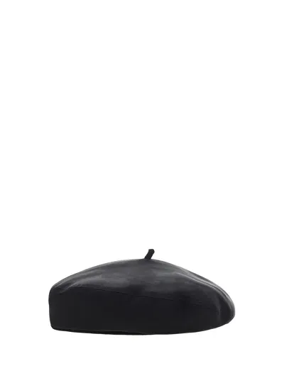 Loro Piana Basque Hat In Black