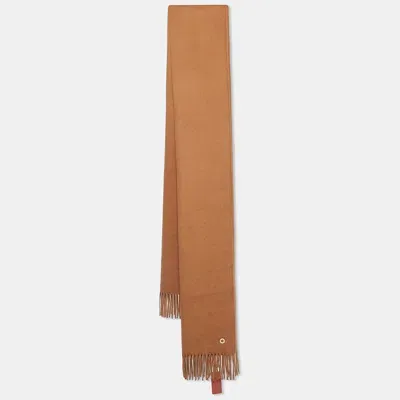 Pre-owned Loro Piana Brown Vicuna Stole