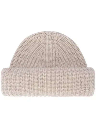 Loro Piana Cashmere Beanie In Neutrals