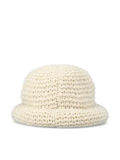 Loro Piana Crochet Hat In Nougat