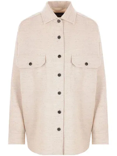 Loro Piana Jenna Overshirt In Beige