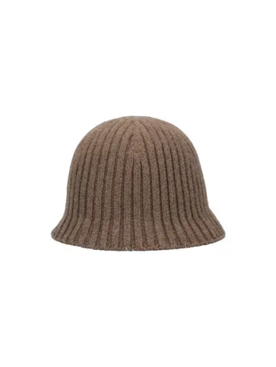 Loro Piana Knit Beanie In Brown