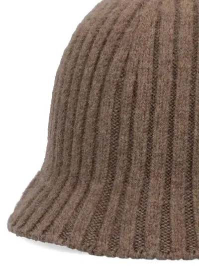 Loro Piana Knit Beanie In Tundra Melange