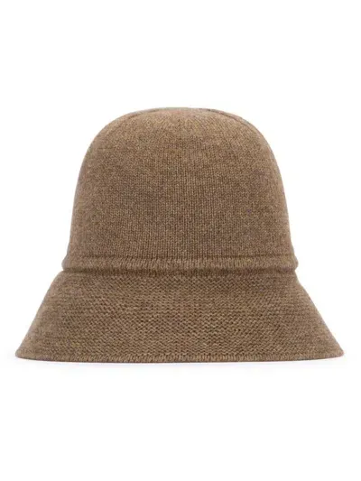 Loro Piana Knit Pastore Hat In Brown