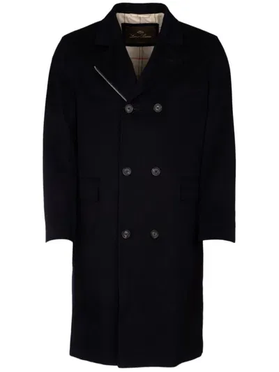 Loro Piana Martingala Coat In Blue