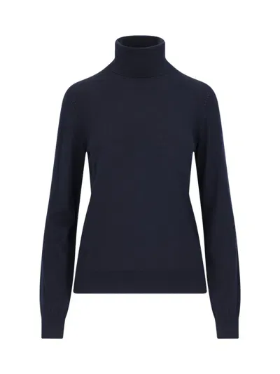 Loro Piana 'neo Piuma' Turtleneck In Blue