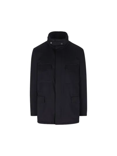 Loro Piana Traveller Jacket In Navy