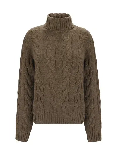 Loro Piana Turtleneck Sweater In Tundra Melange