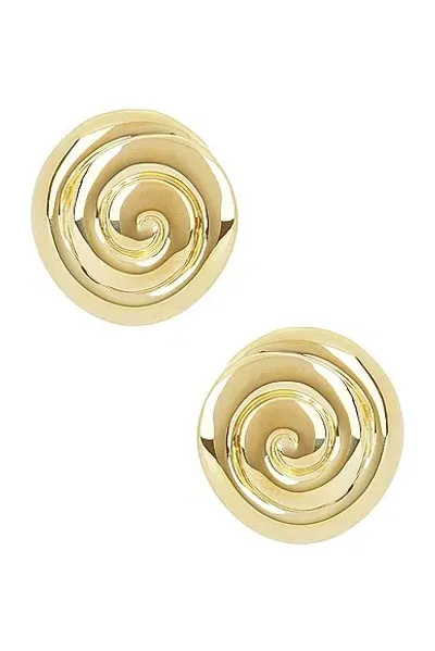 Louis Abel Uzu Earring In 18k Yellow Gold Vermeil