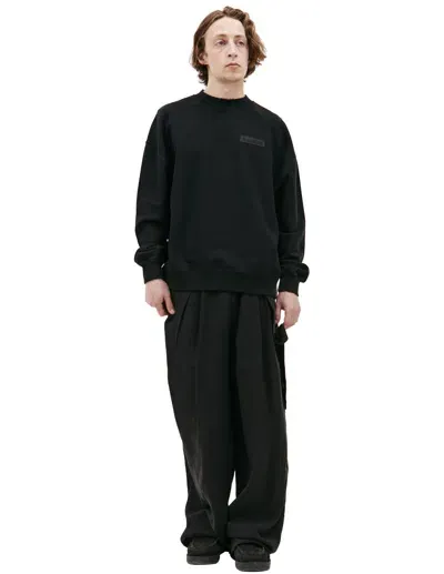 Louis Gabriel Nouchi Black Cotton Sweatshirt