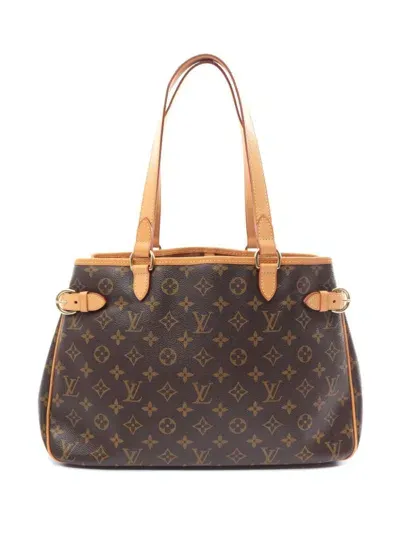 Pre-owned Louis Vuitton 2006 Batignolles Horizontal Monogram Shoulder Bag In Brown