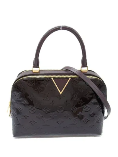 Pre-owned Louis Vuitton 2017 Melrose Shoulder Bag In Violett