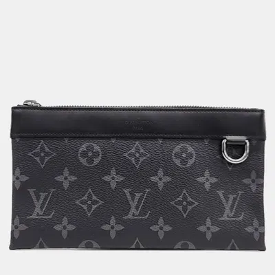 Pre-owned Louis Vuitton Discovery Pochette Pm Handbag In Black